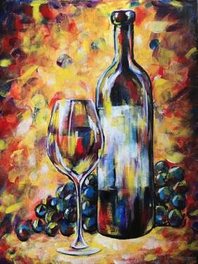 Red Wine Still Life