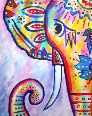 RAINBOW - the Boho Elephant