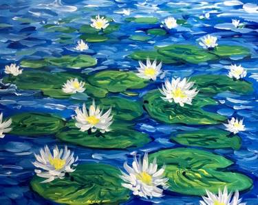 Impressionist Lily Pond