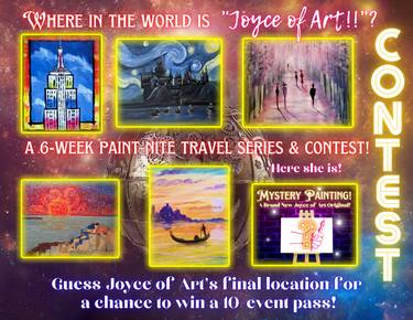 Where in the World is Joyce of Art? (6 paintings)