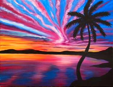Vibrant Tropical Sunset