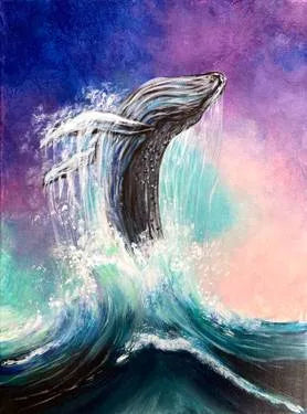 Whale Splash – Joyce of Art