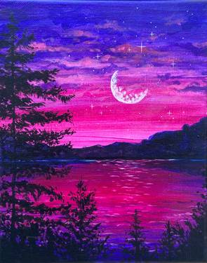 Pink Moonbeam Lake